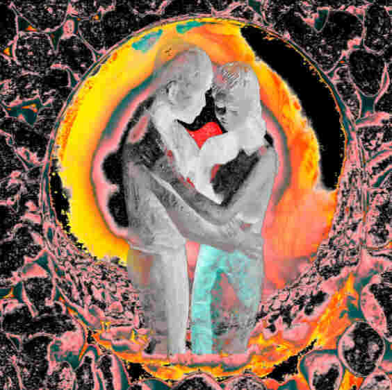 Partnerrckfhrung, Liebespaar,